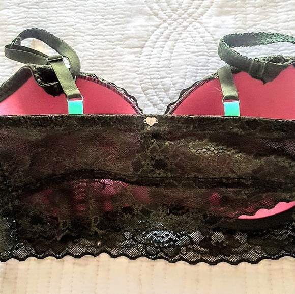 Victoria Secret PINK GREEN BRALETTE, P/S DD - Picture 3 of 5